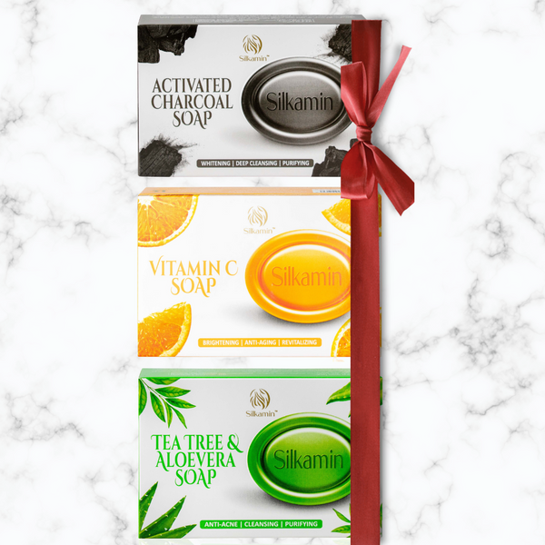 Activated Charcoal + Vitamin C + Tea Tree Soap Bundle